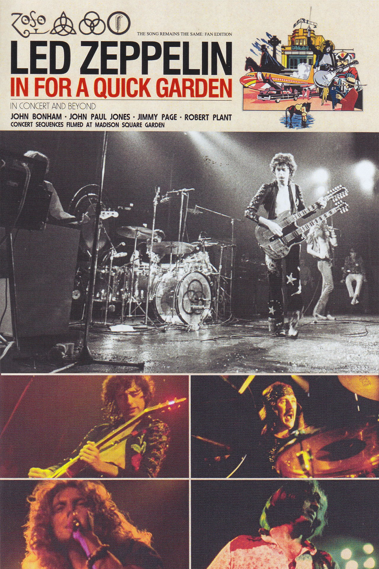 Led Zeppelin - In For A Quick Garden Backdrop