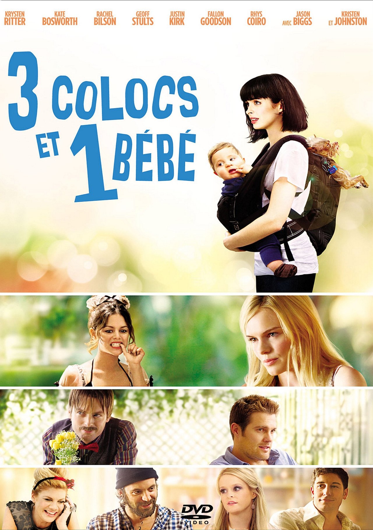 3 colocs et 1 bébé poster