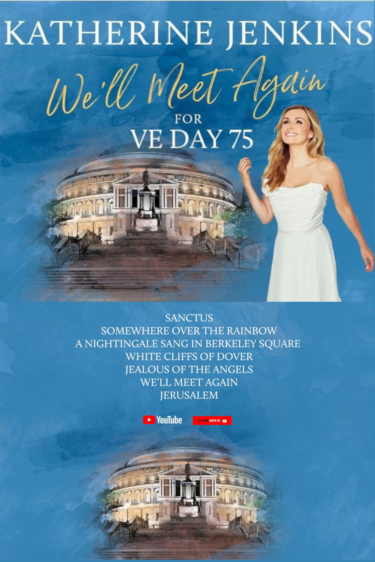 We’ll Meet Again for VE Day 75 with Katherine Jenkins Backdrop
