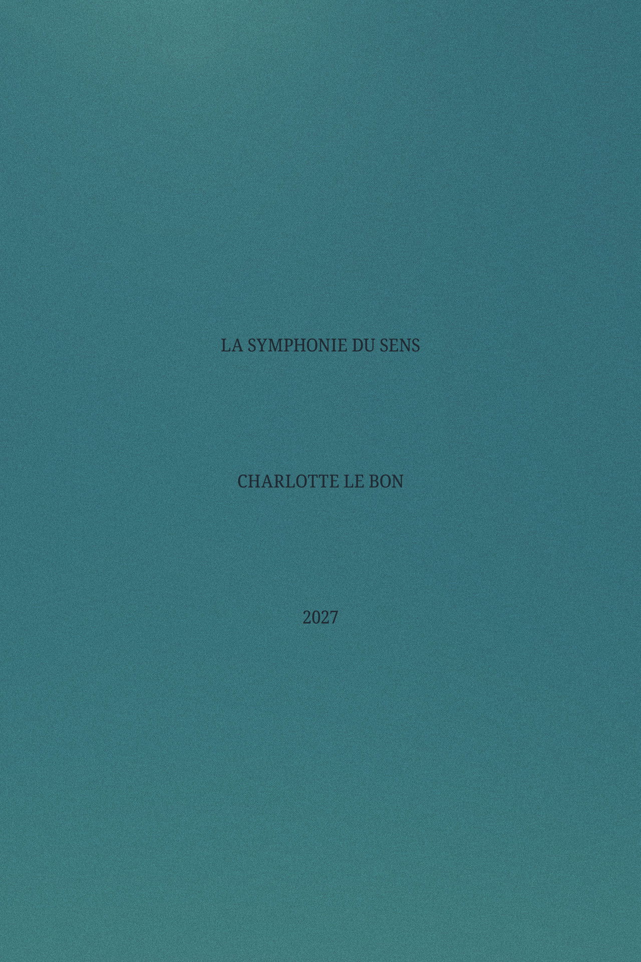 La symphonie du sens Backdrop