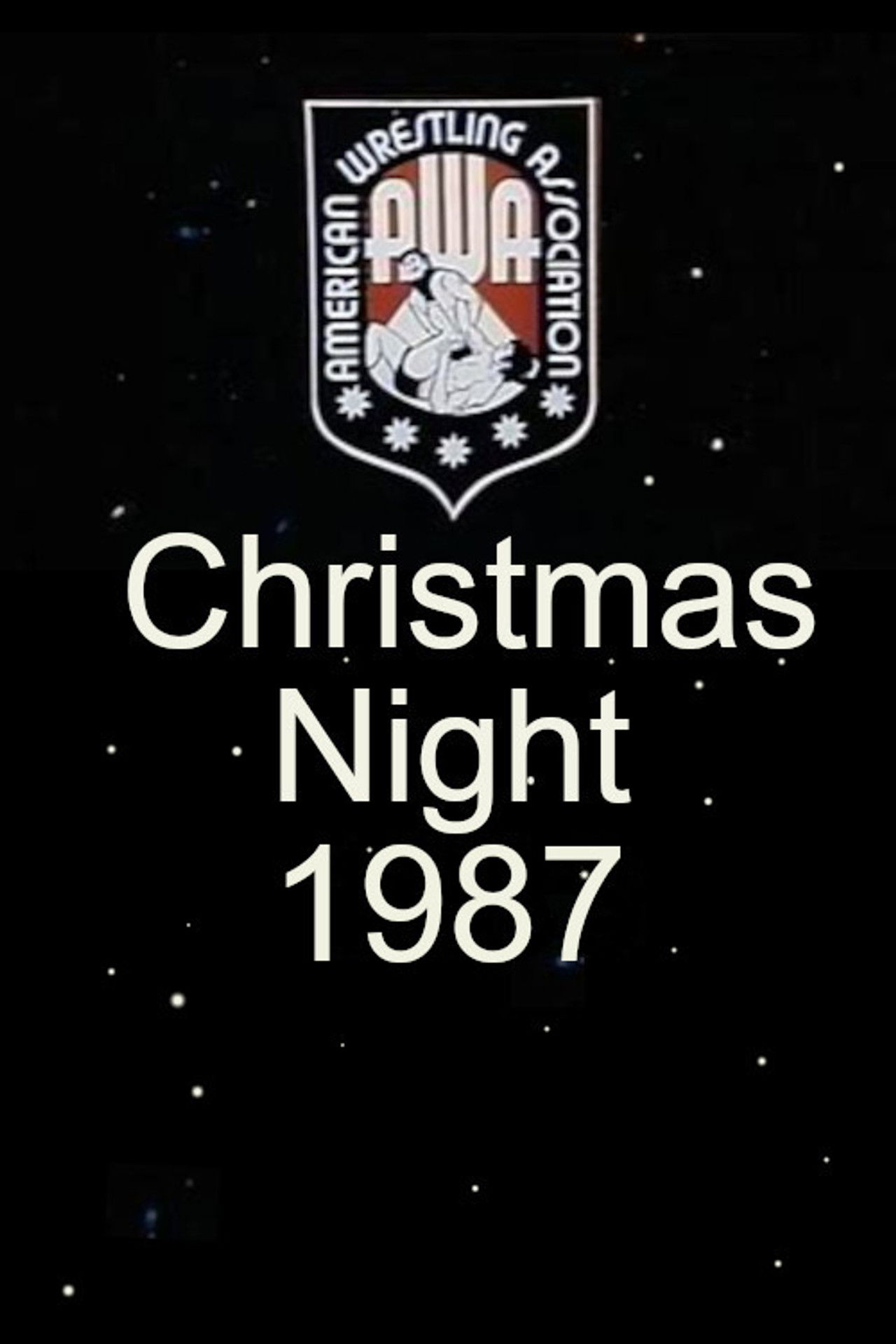 AWA Christmas Night 1987 Backdrop