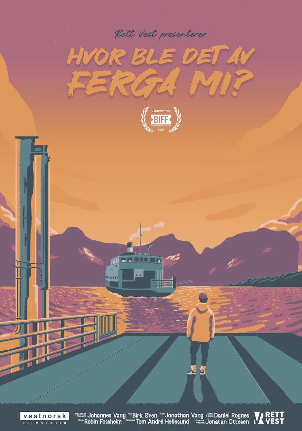 Hvor ble det av ferga mi? filmaffisch