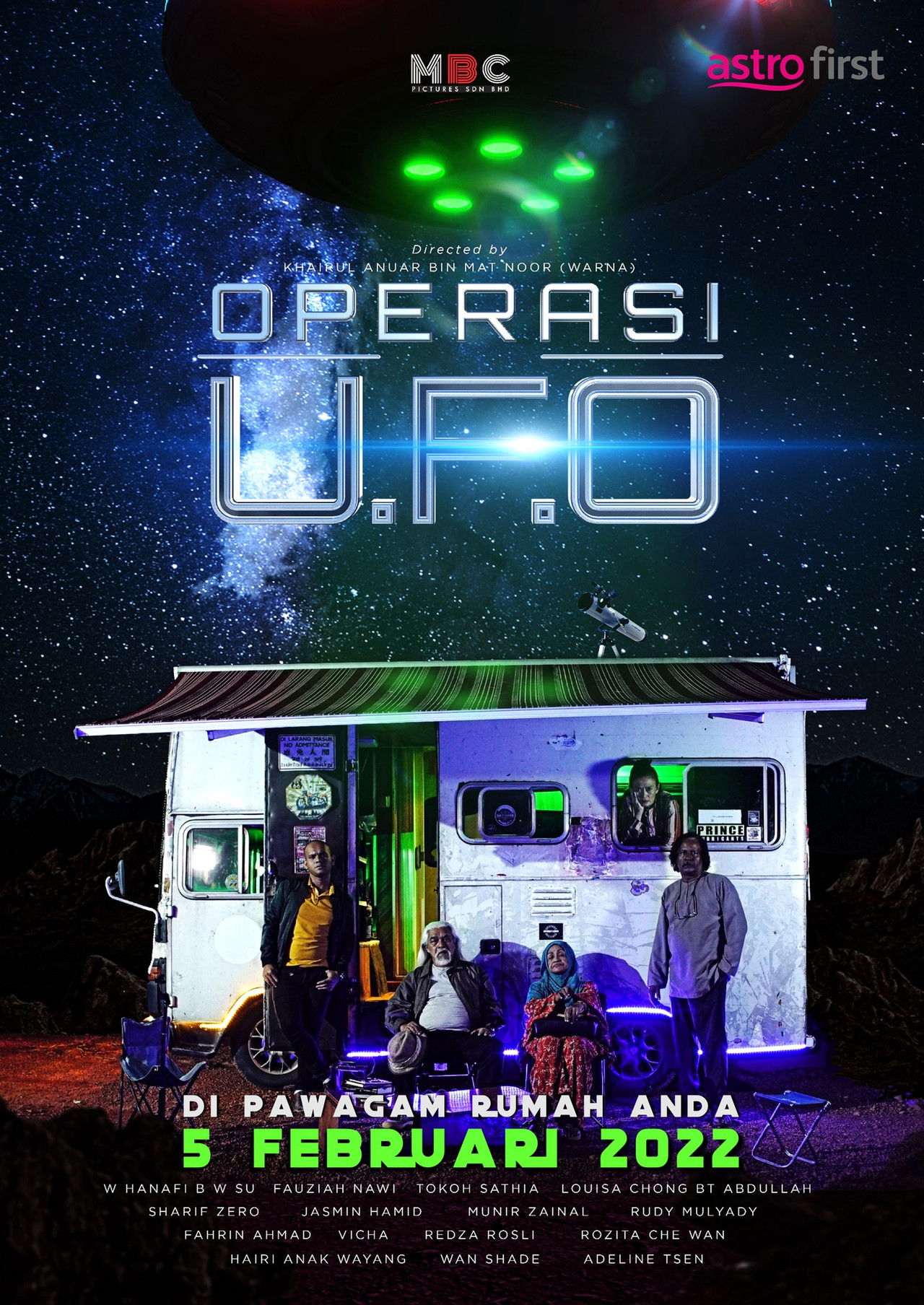 Operasi UFO Backdrop