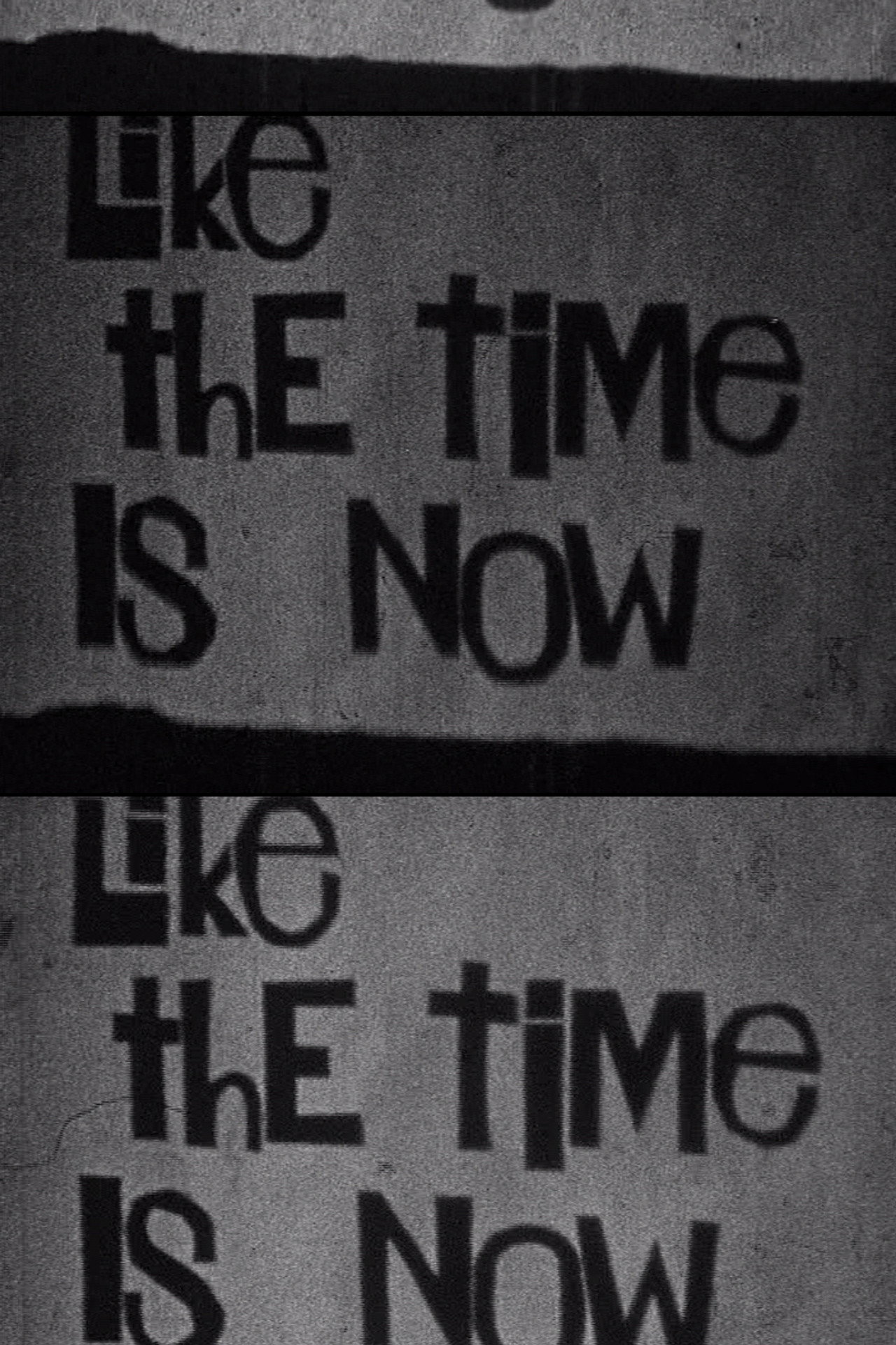 Like the Time Is Now filmaffisch