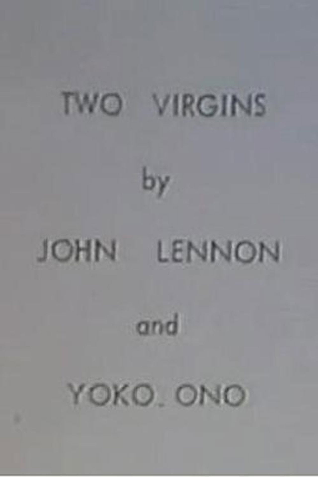 Two Virgins Backdrop