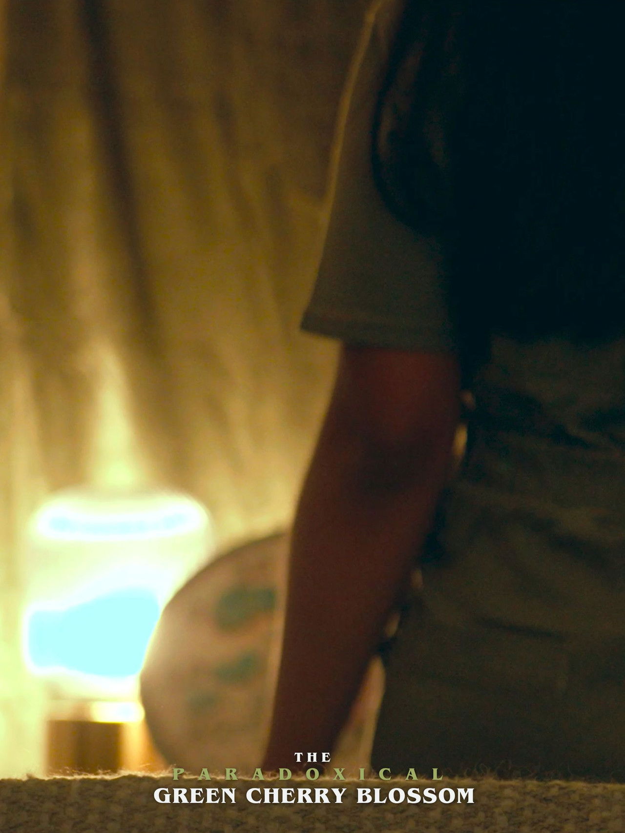 The Paradoxical Green Cherry Blossom Backdrop