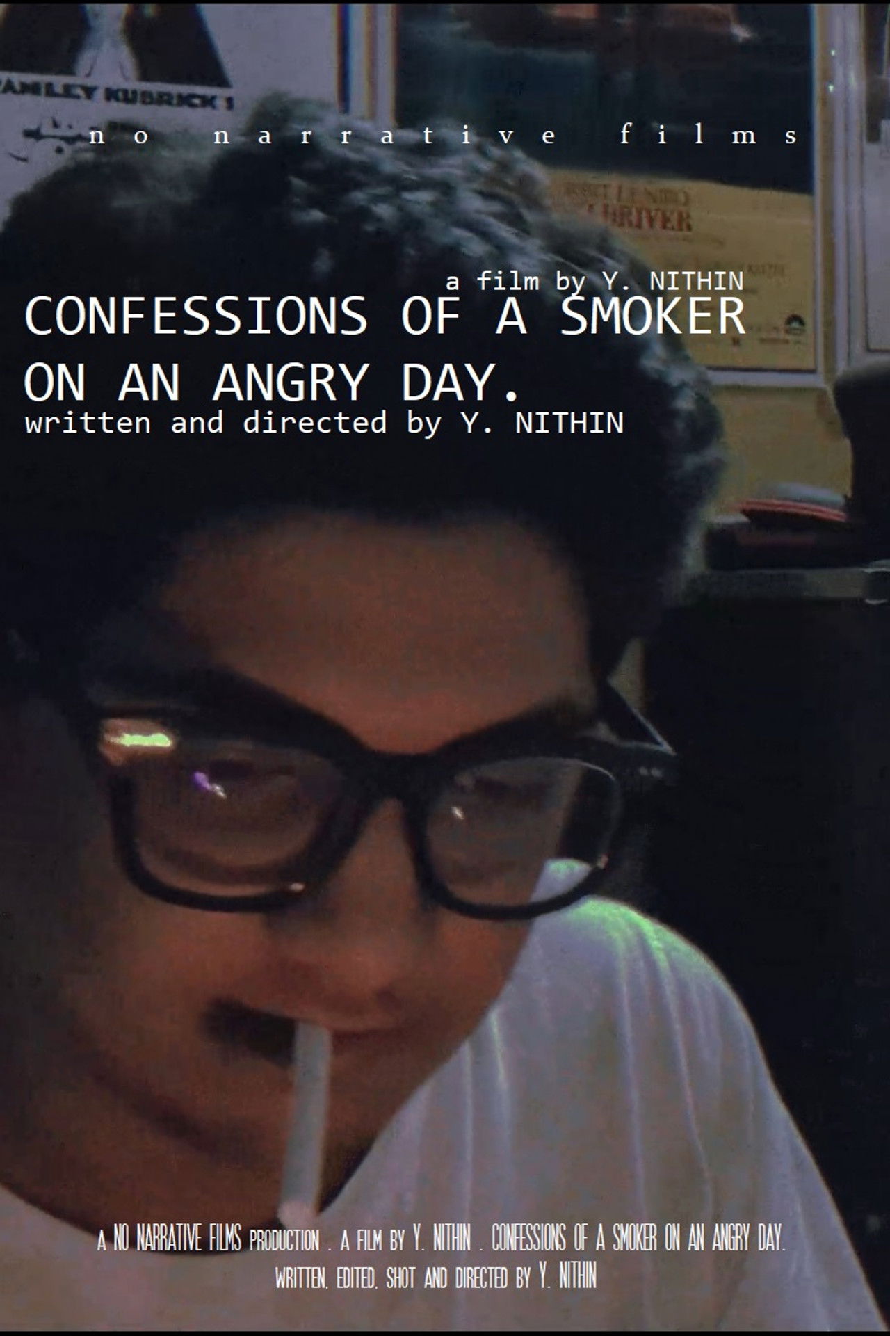 CONFESSIONS OF A SMOKER ON AN ANGRY DAY Backdrop