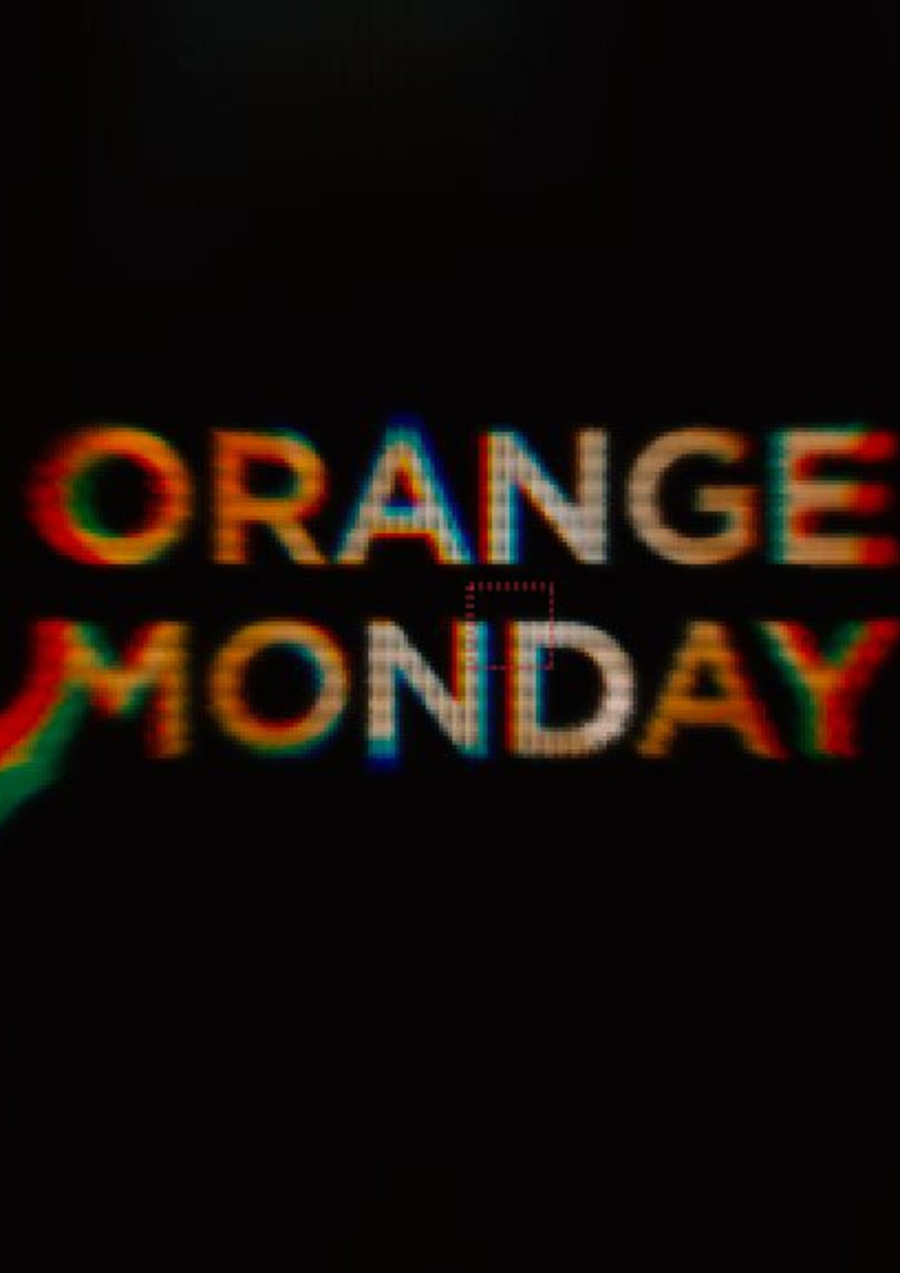 Orange Monday Backdrop