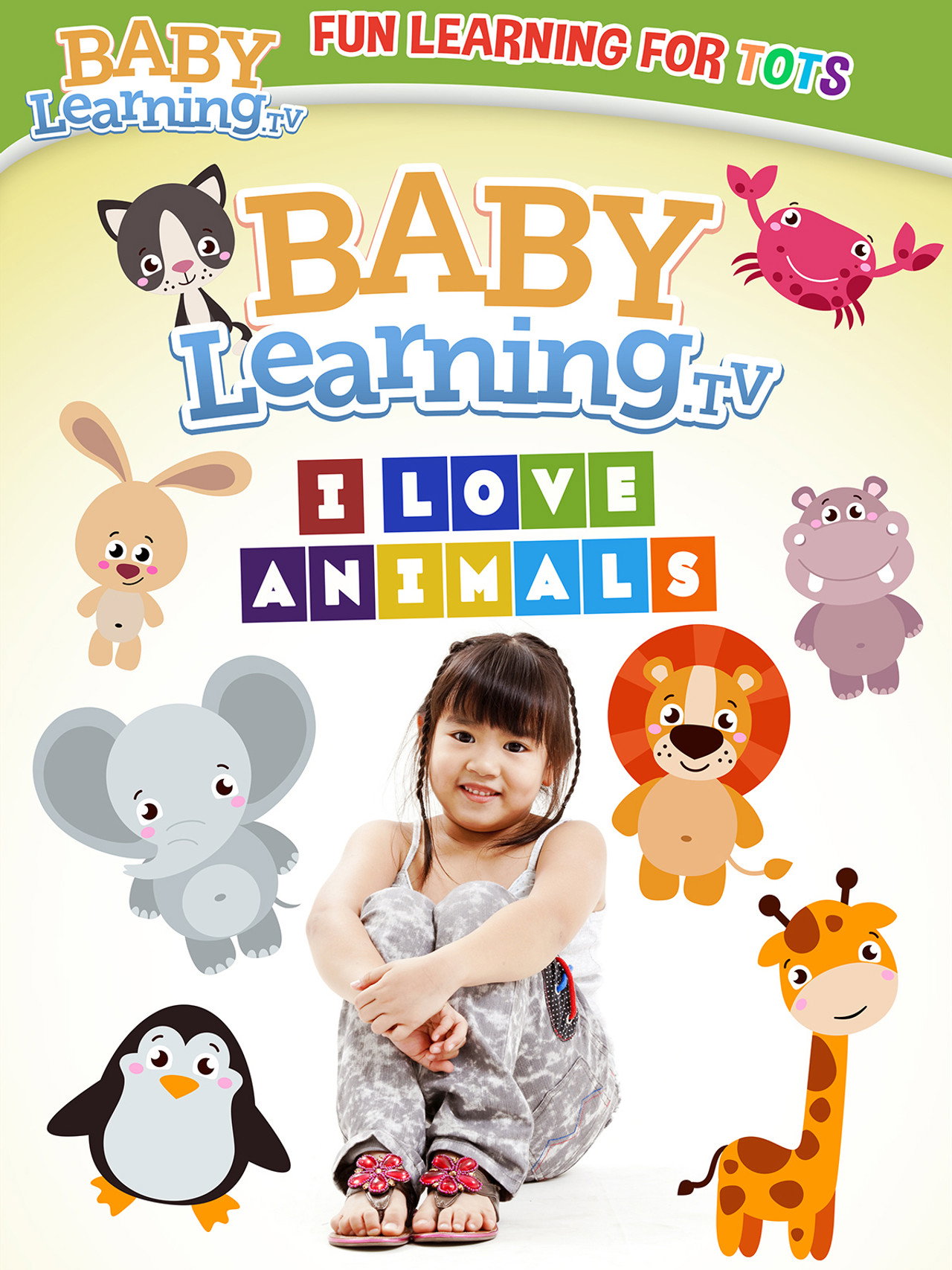 BabyLearning.tv: I Love Animals Backdrop