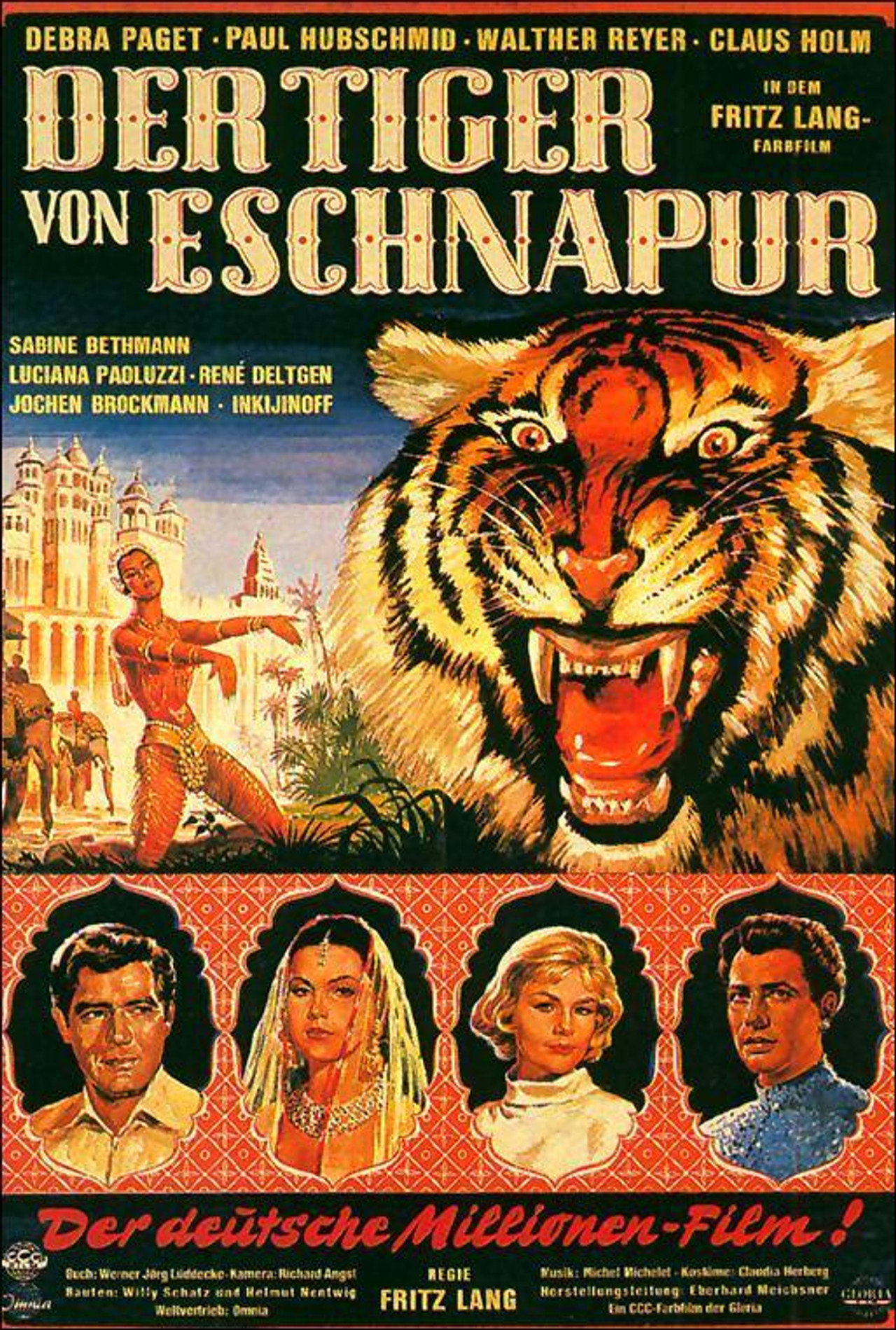 Tigern från Bengalen filmaffisch