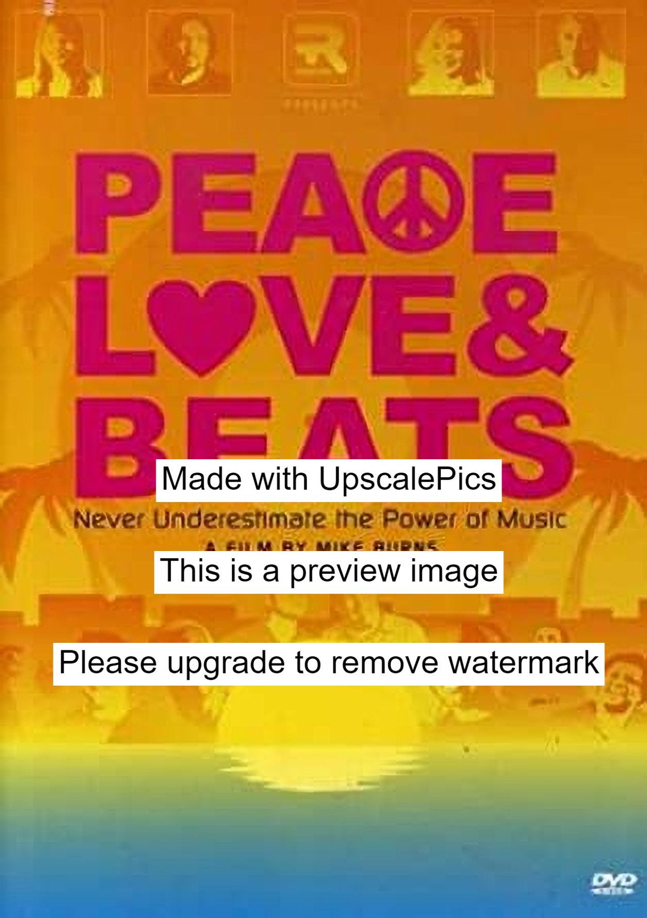 Peace Love & Beats Backdrop