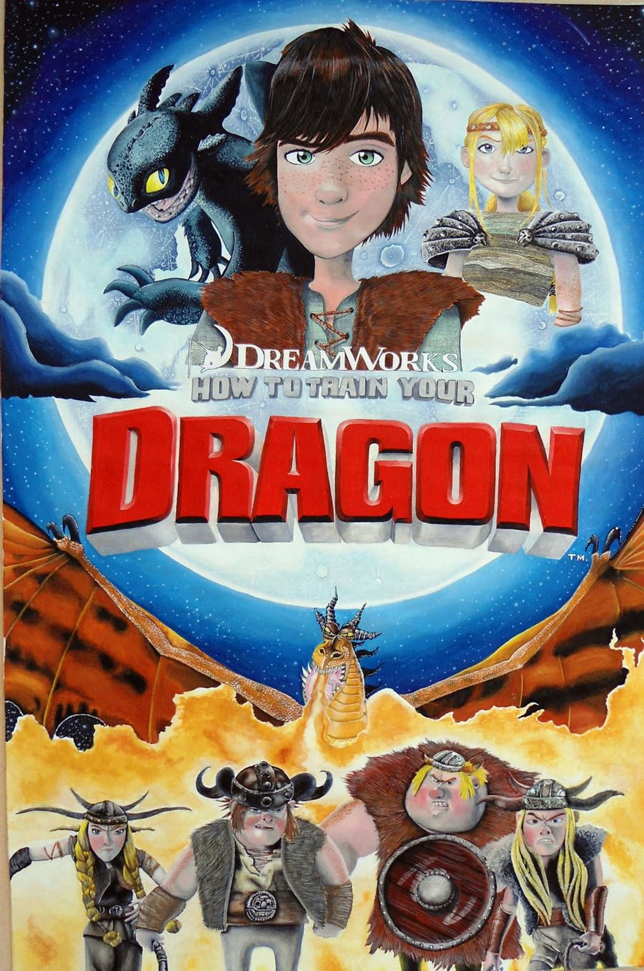 How to Train Your Dragon: The Technical Artistry of Dragon filmaffisch
