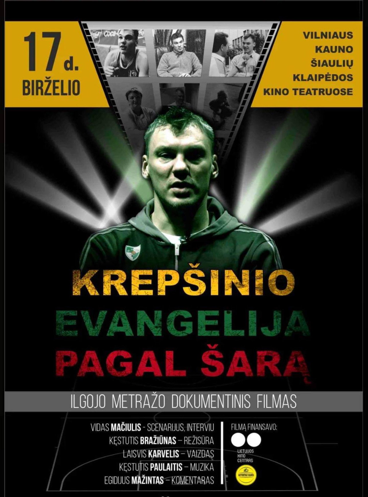 Krepšinio evangelija pagal Šarą filmaffisch