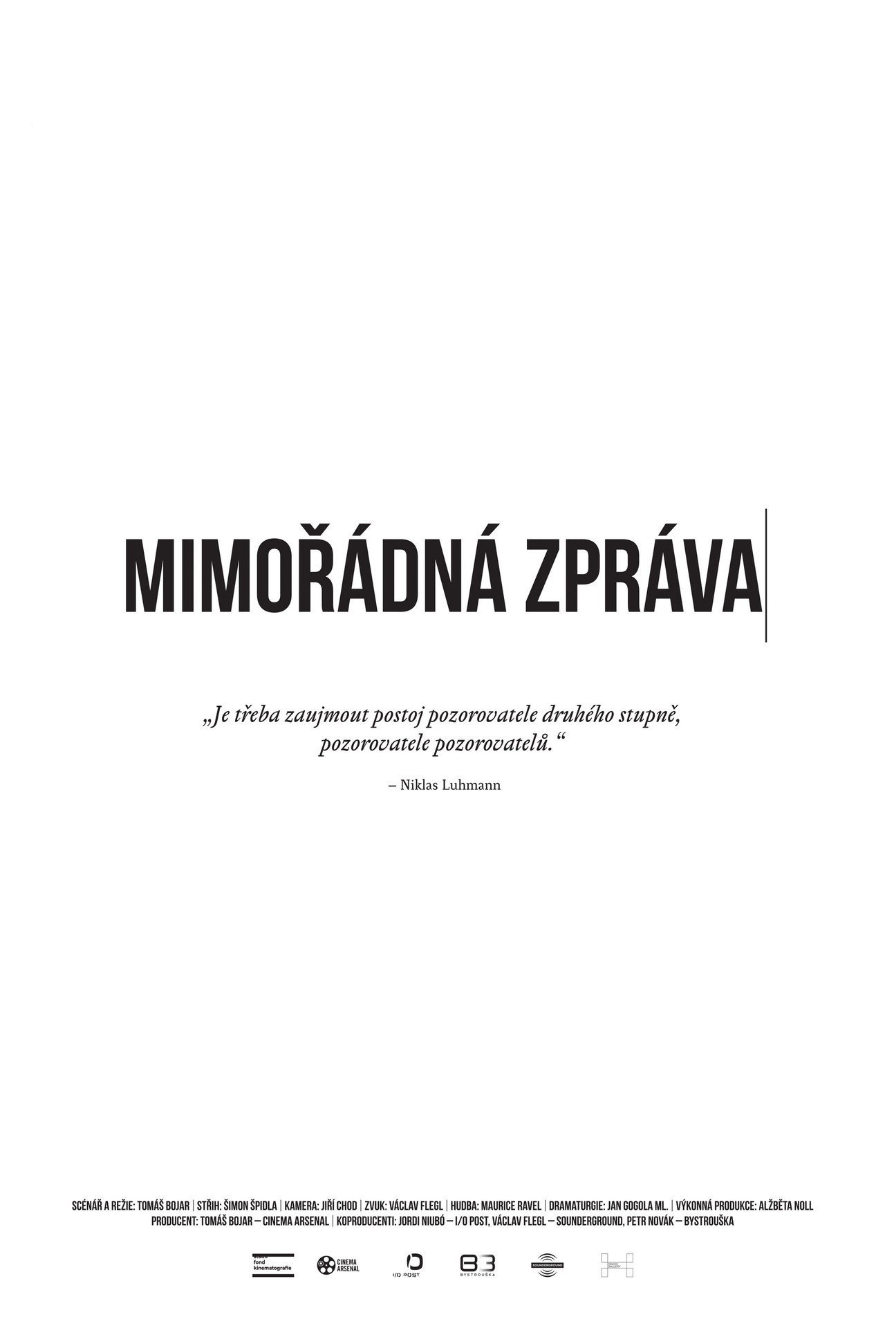 Mimořádná zpráva filmaffisch