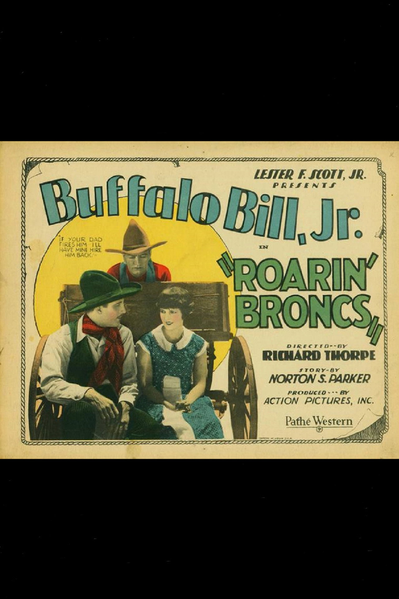 Roarin' Broncs Backdrop