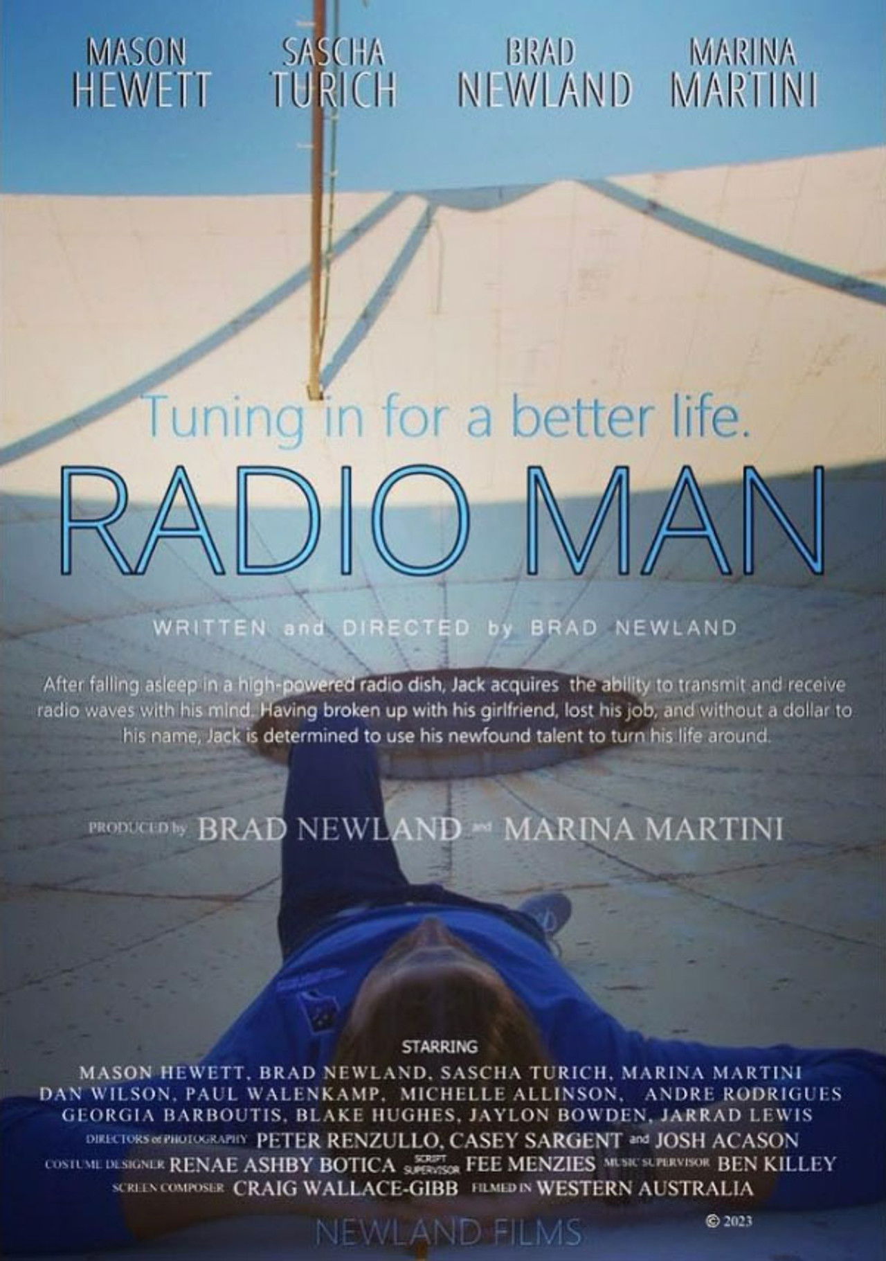 Radio Man Backdrop