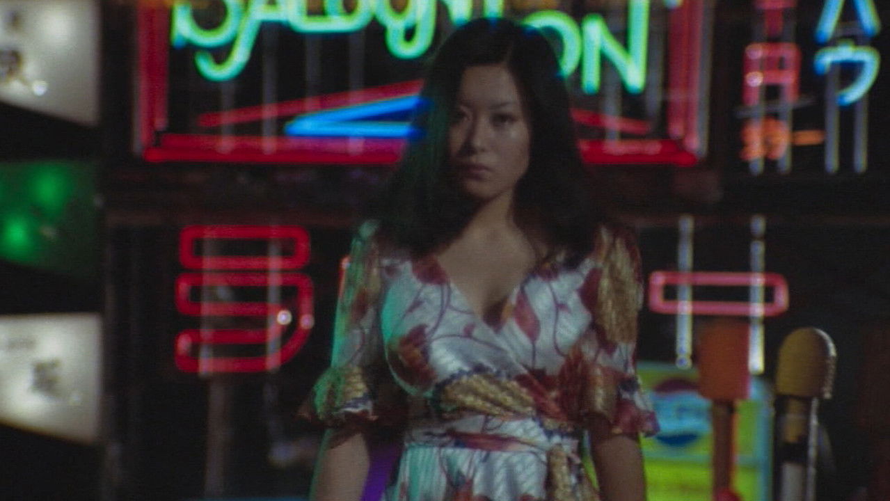 Neon Jellyfish: Shinjuku Flower Streetcar backdrop