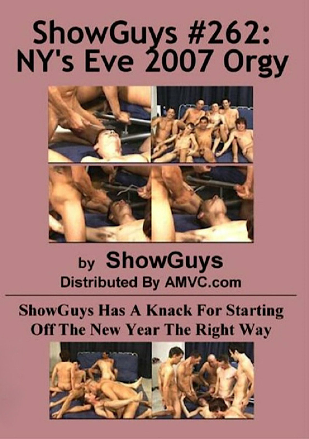 ShowGuys 262: NY's Eve 2007 Orgy filmaffisch