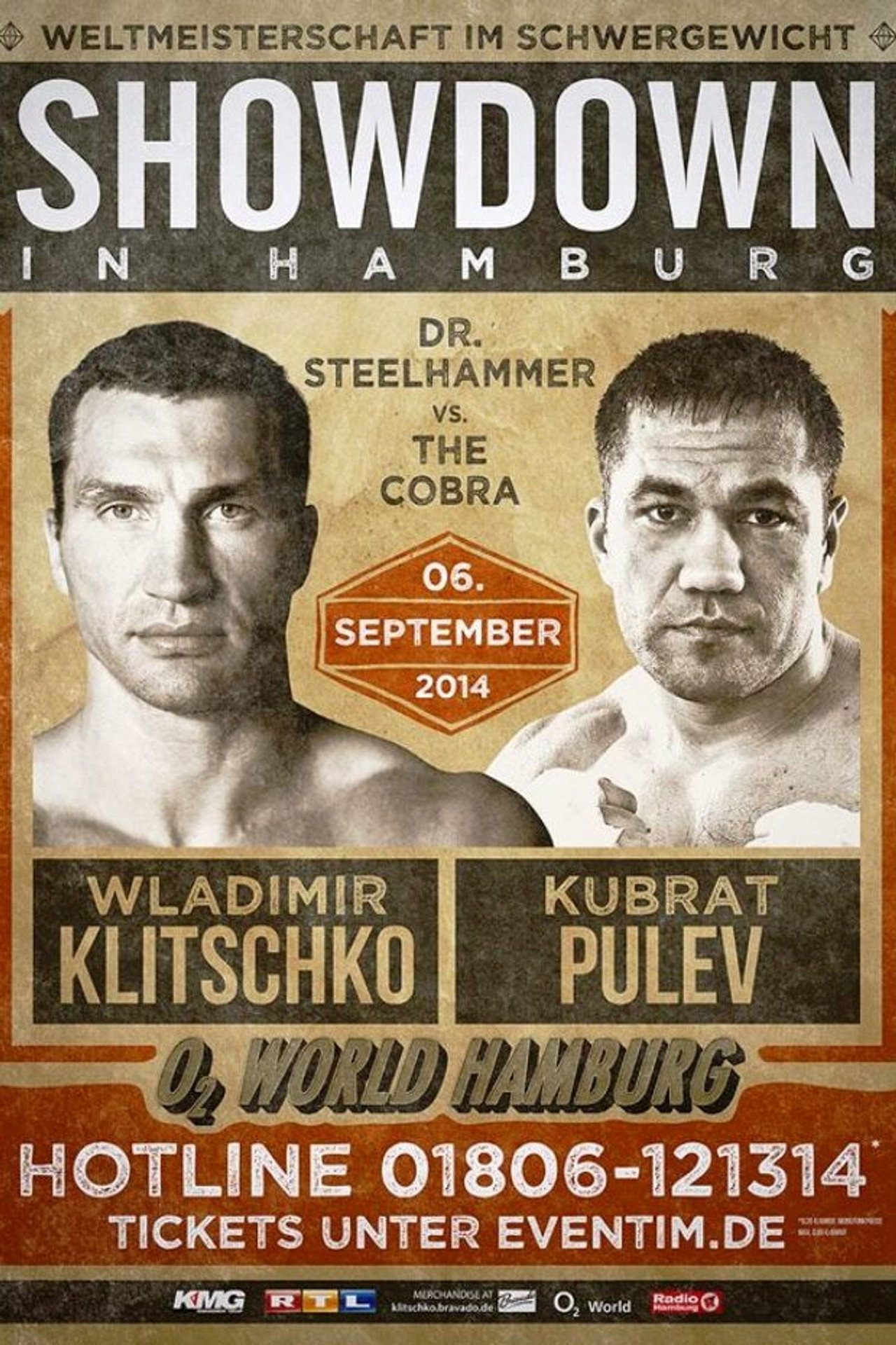 Wladimir Klitschko vs. Kubrat Pulev filmaffisch