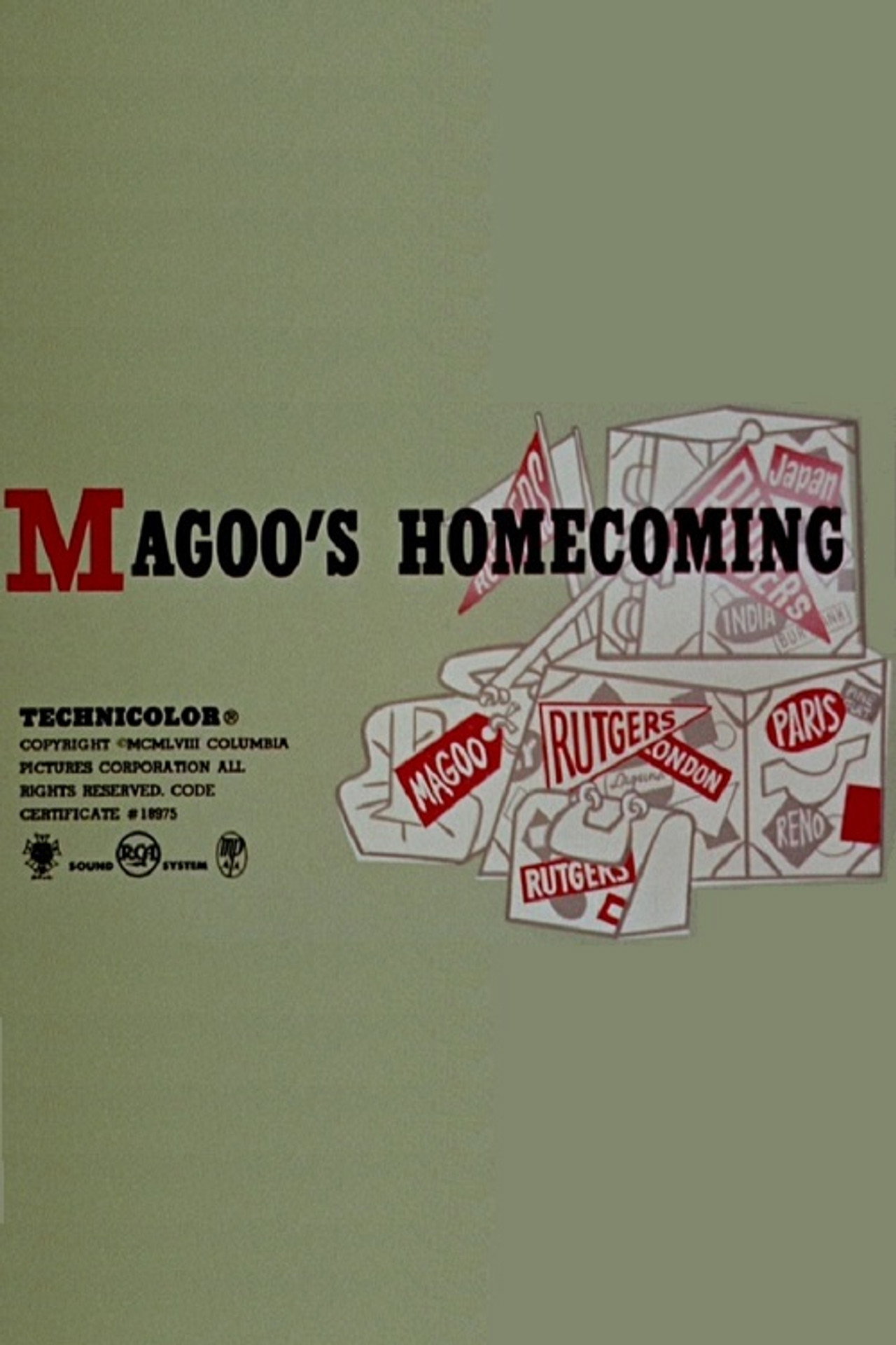 Magoo’s Homecoming filmaffisch