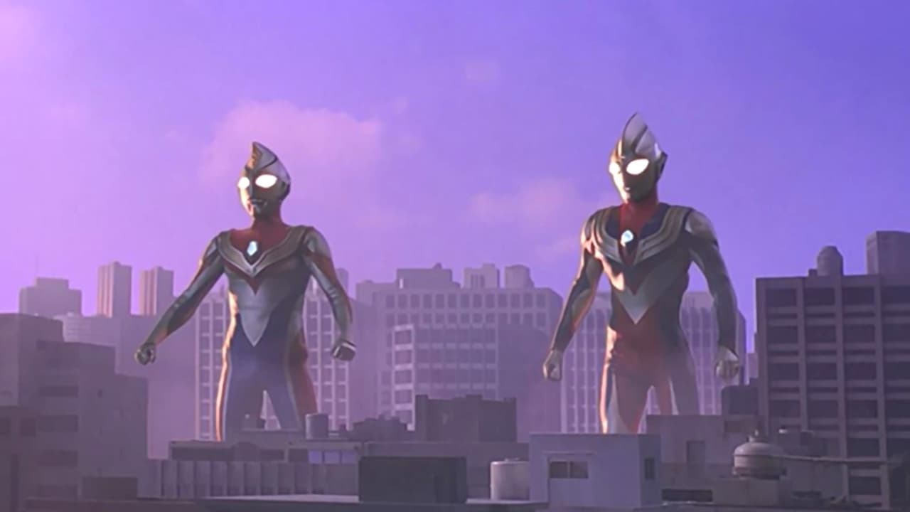 Scen från Ultraman Tiga & Ultraman Dyna