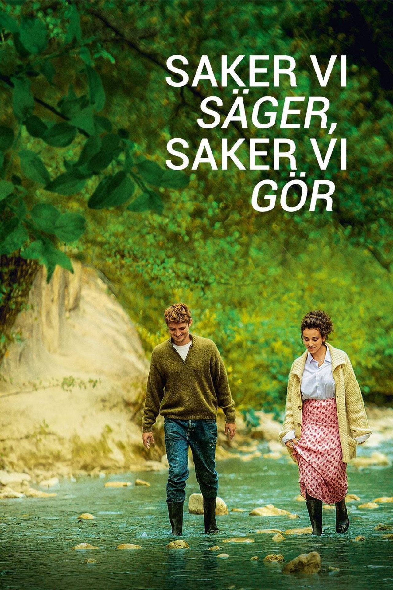 Saker vi säger, saker vi gör filmaffisch