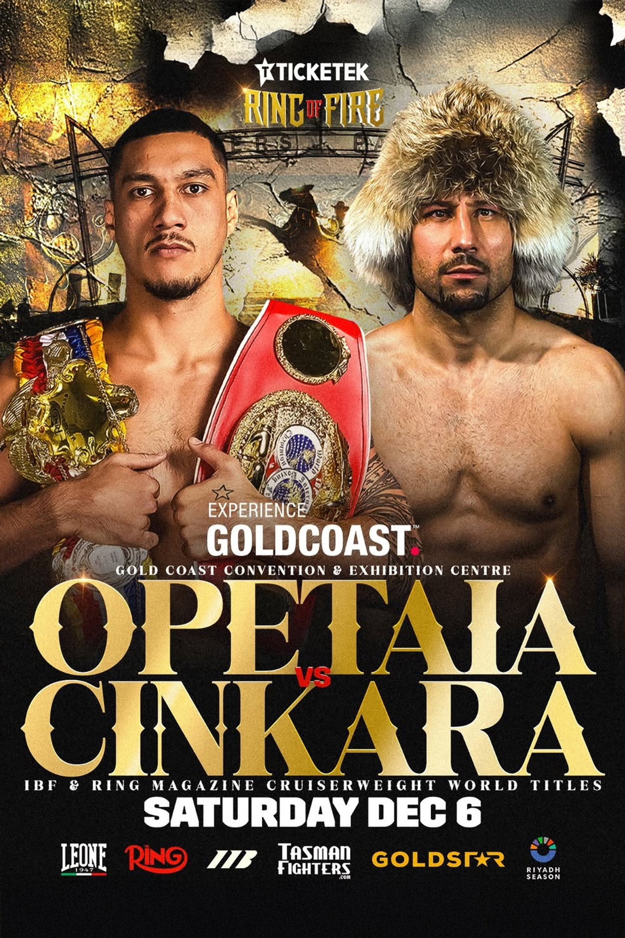 Jai Opetaia vs. Huseyin Cinkara filmaffisch