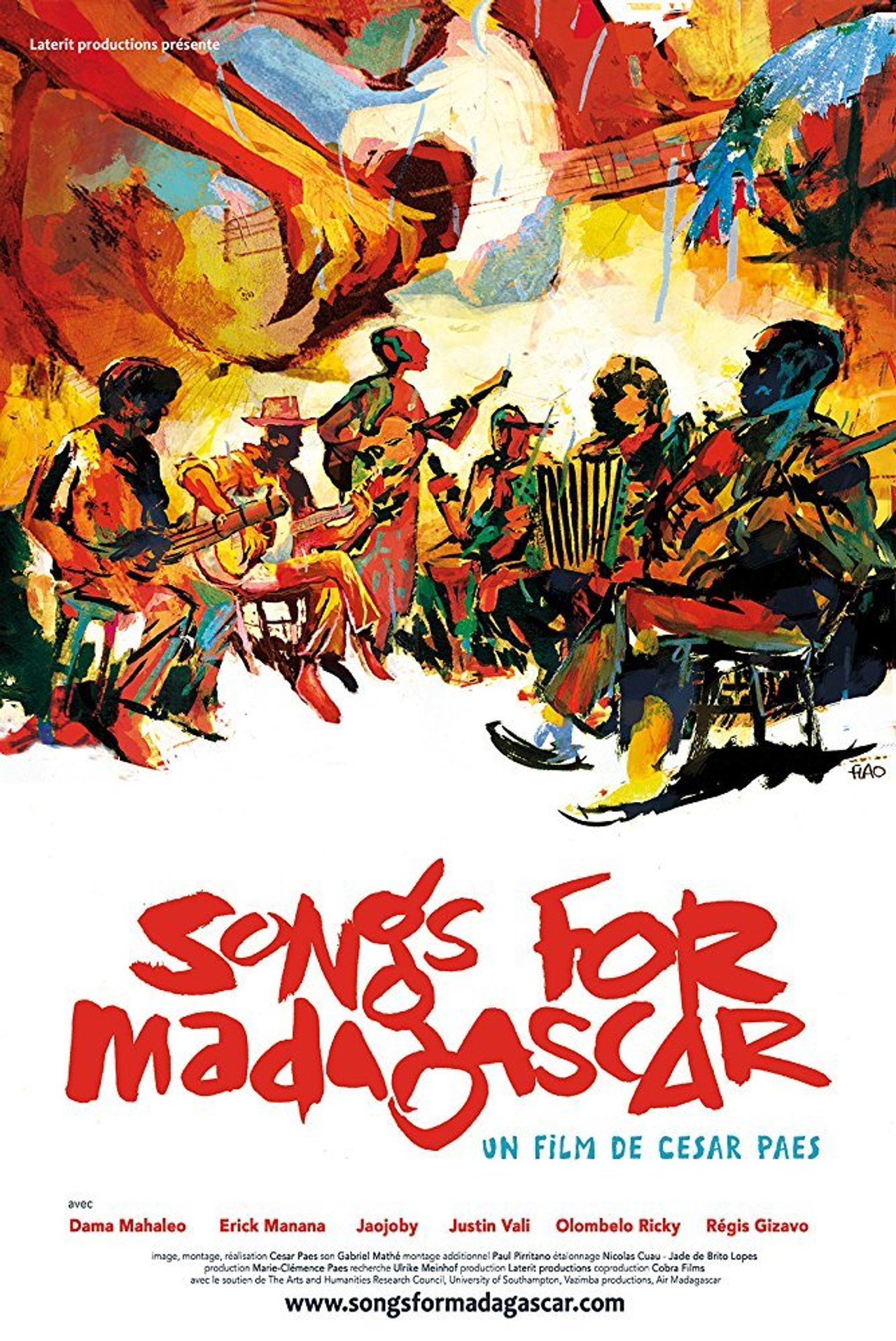 Songs for Madagascar filmaffisch