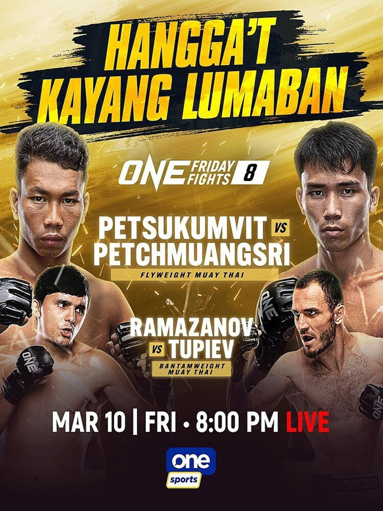 ONE Friday Fights 8: Petsukumvit vs. Petchmuangsri Backdrop