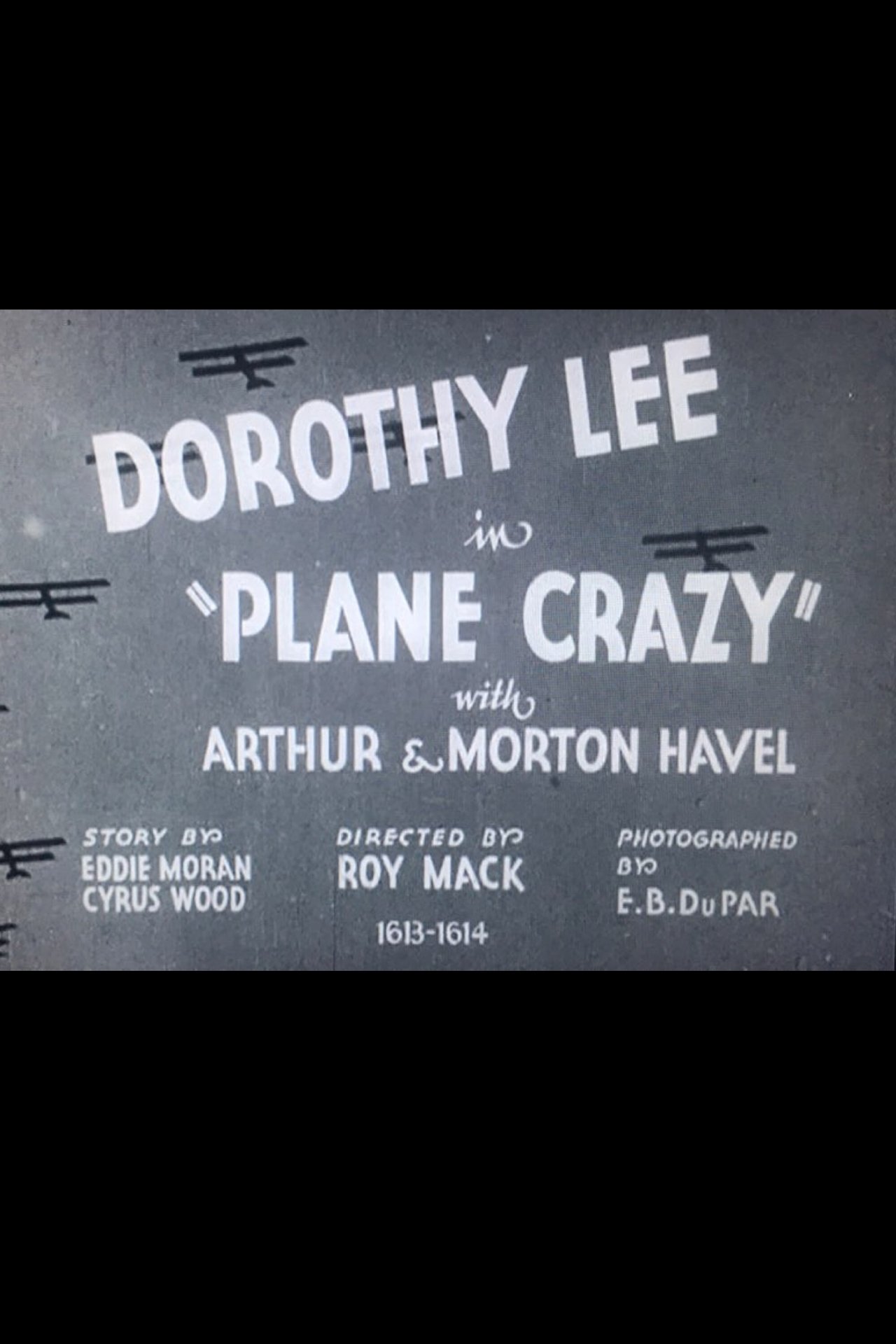 Plane Crazy 1933