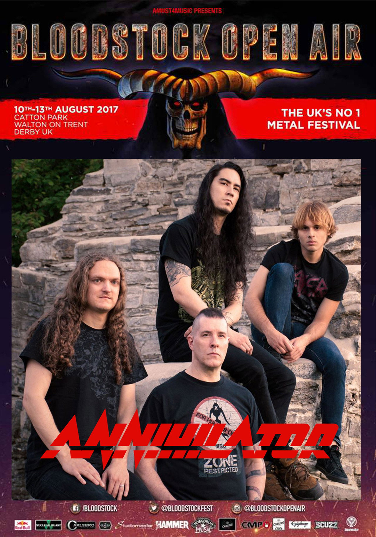 Annihilator: Bloodstock Open Air 2017 filmaffisch