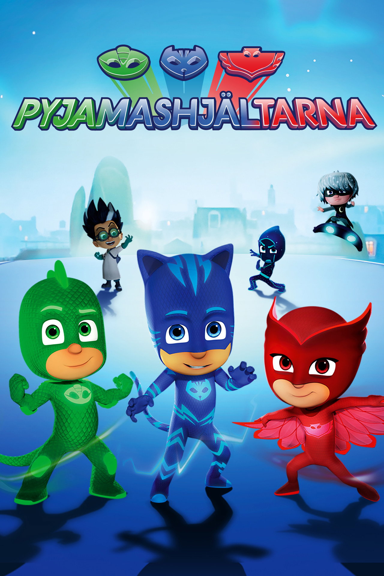 Pyjamashjältarna affisch