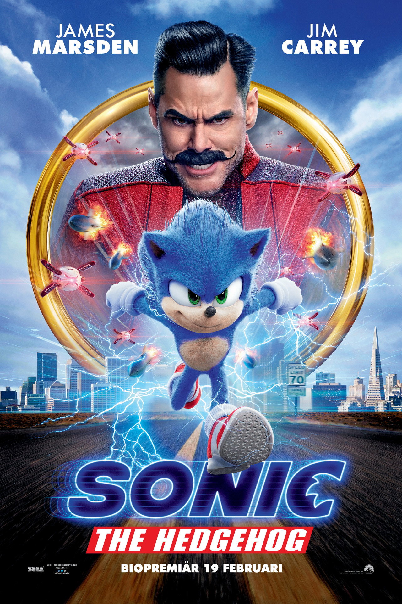 Sonic the Hedgehog filmaffisch