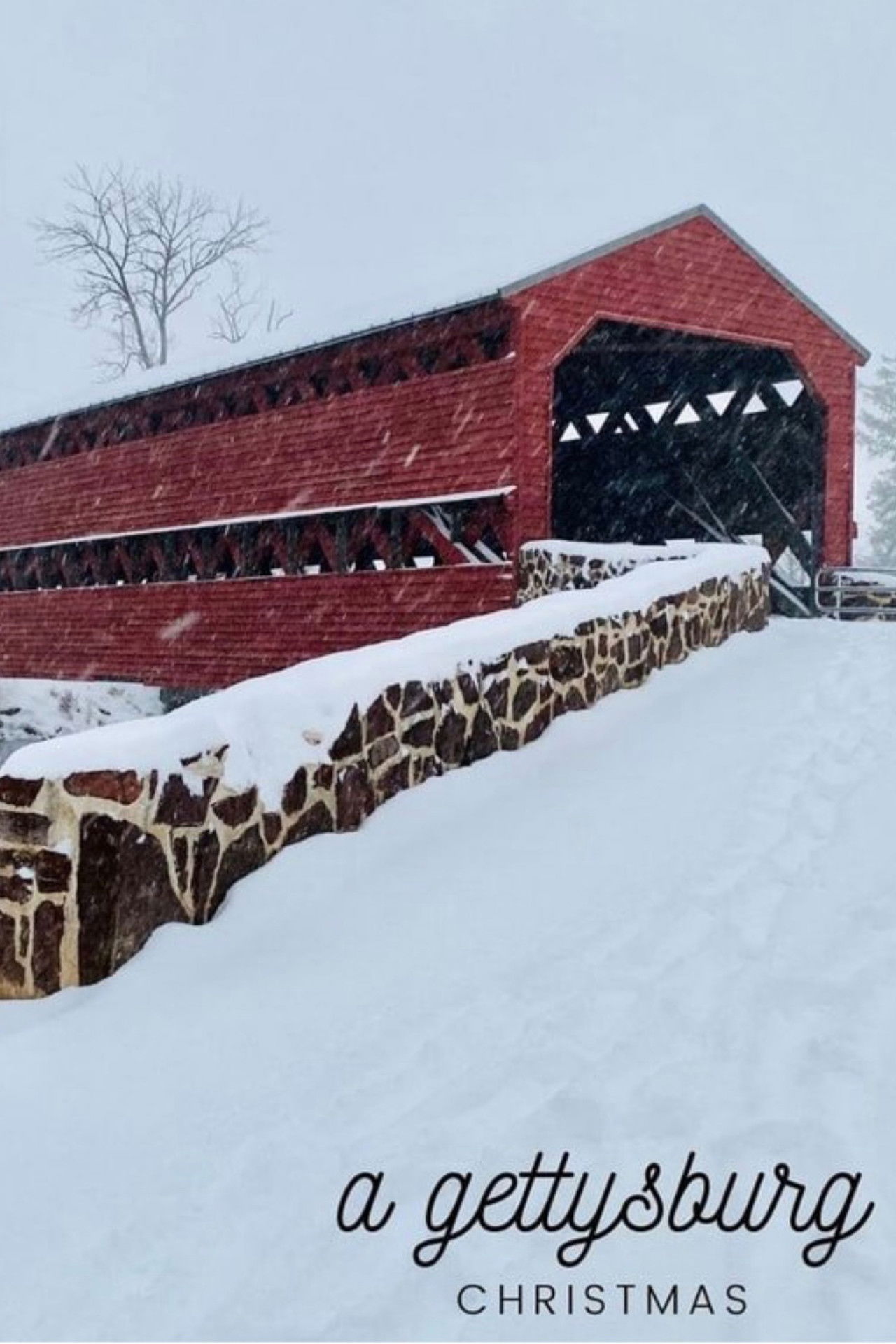 A Gettysburg Christmas Backdrop