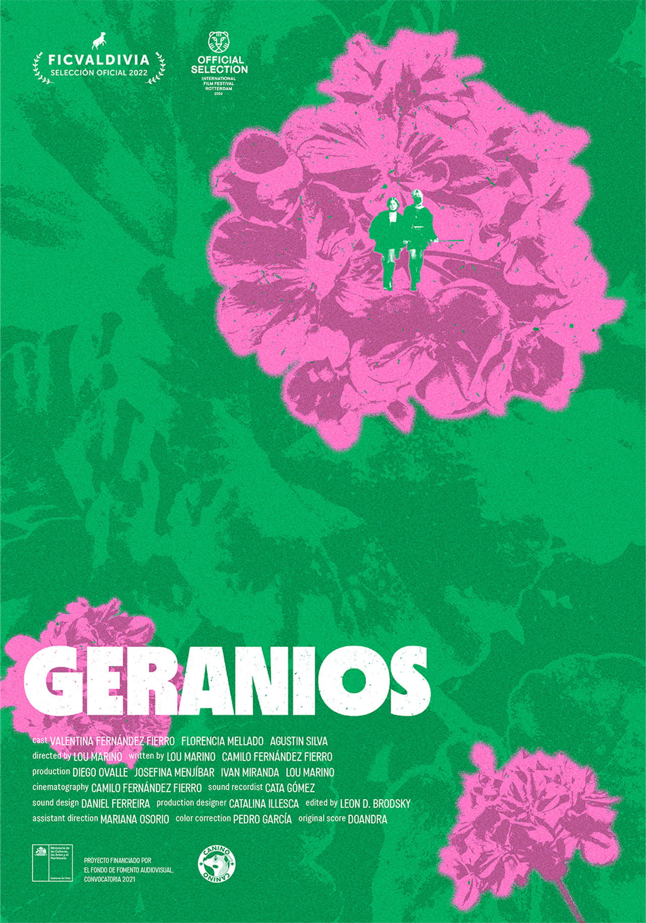 Geranios Backdrop