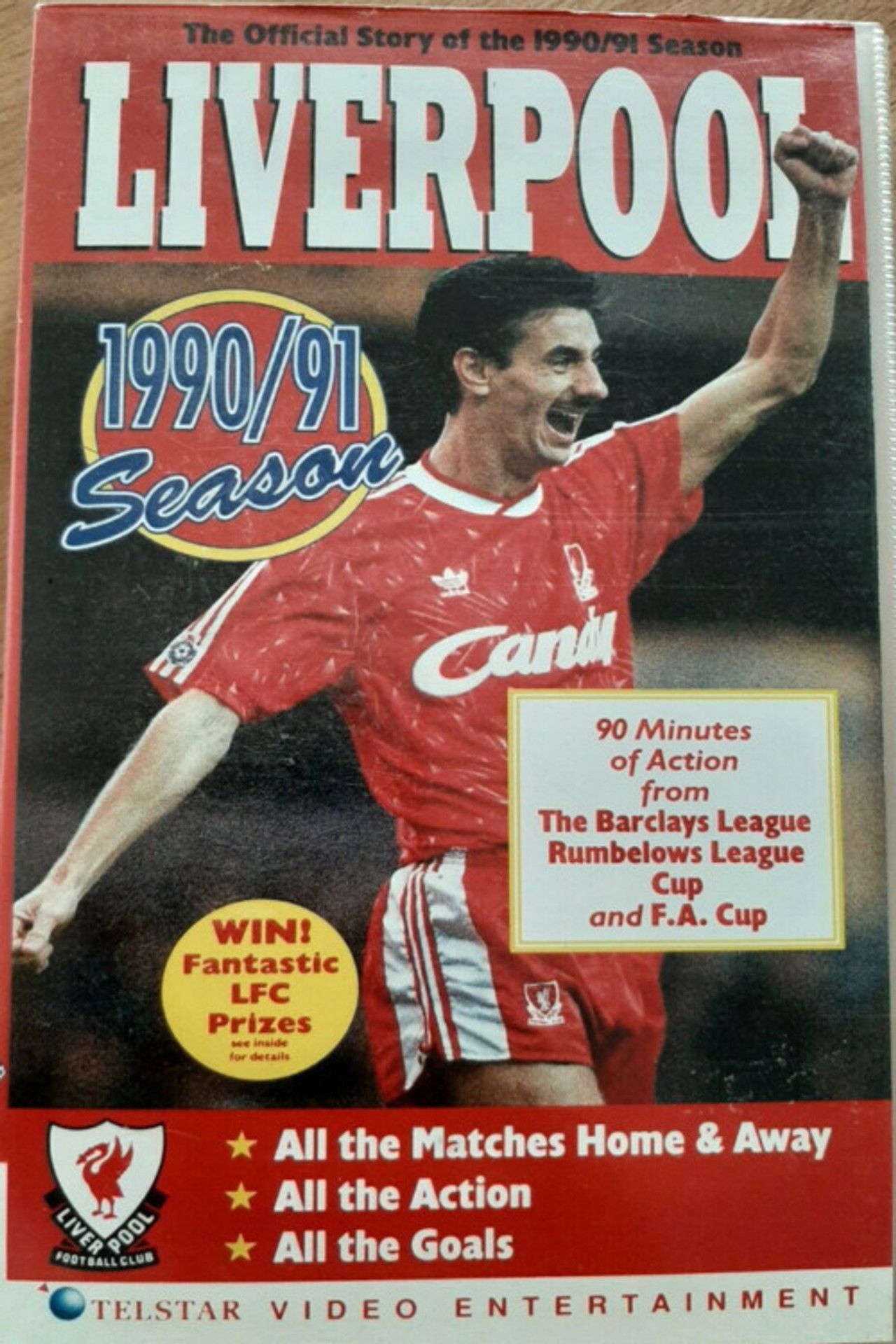 Liverpool F.C. - Official Season Review 1990-91 Backdrop