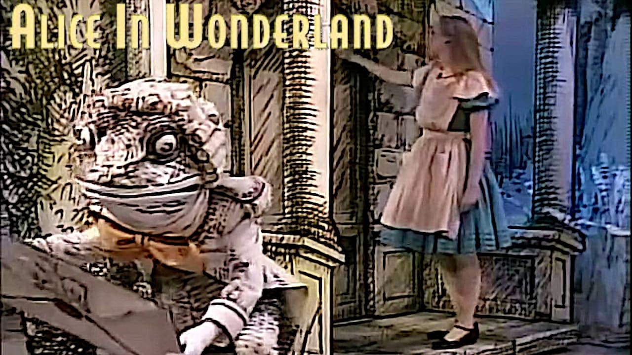 Scen från Alice in Wonderland