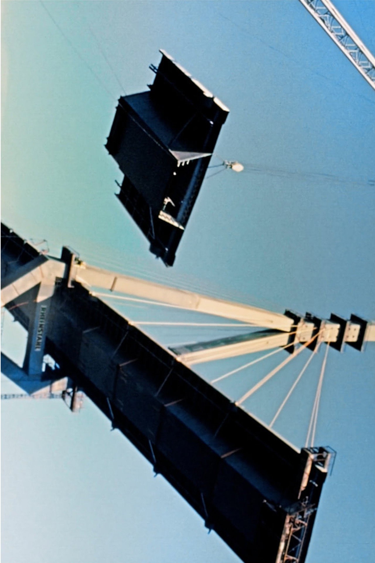 Bau der Köhlbrandbrücke filmaffisch