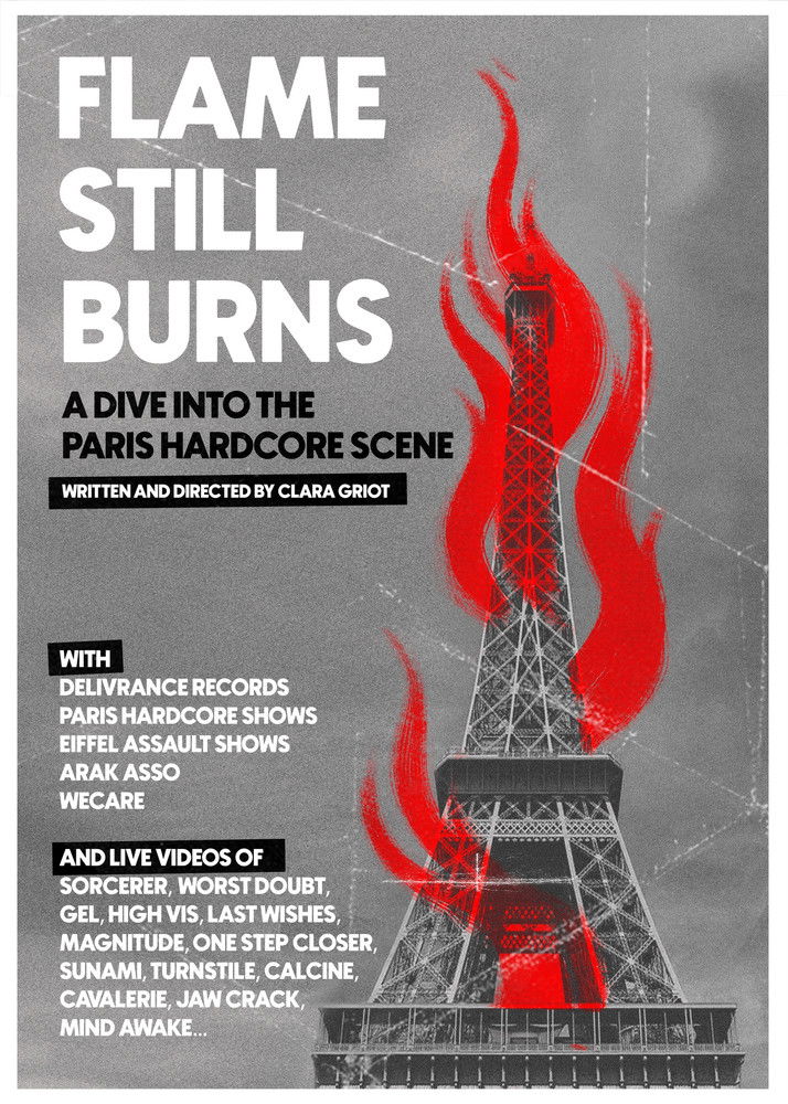 Flame Still Burns - A Dive Into the Paris Hardcore Scene poster