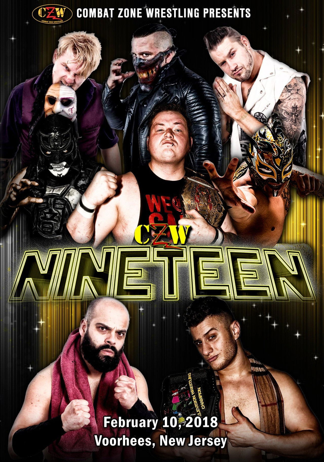 CZW Nineteen Backdrop