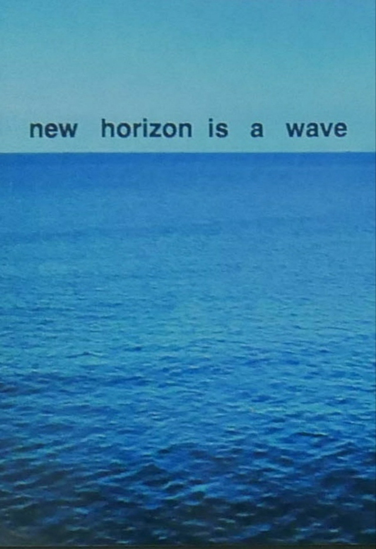 New Horizon is A Wave filmaffisch