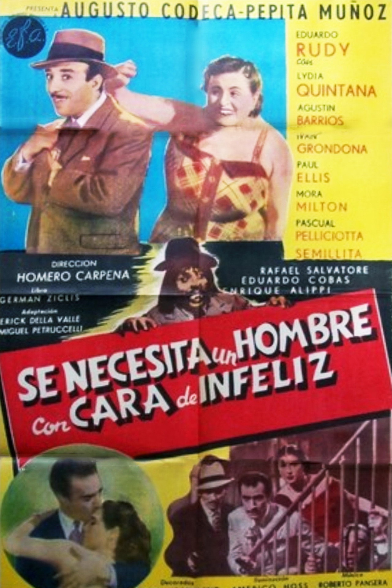 Se necesita un hombre con cara de infeliz filmaffisch