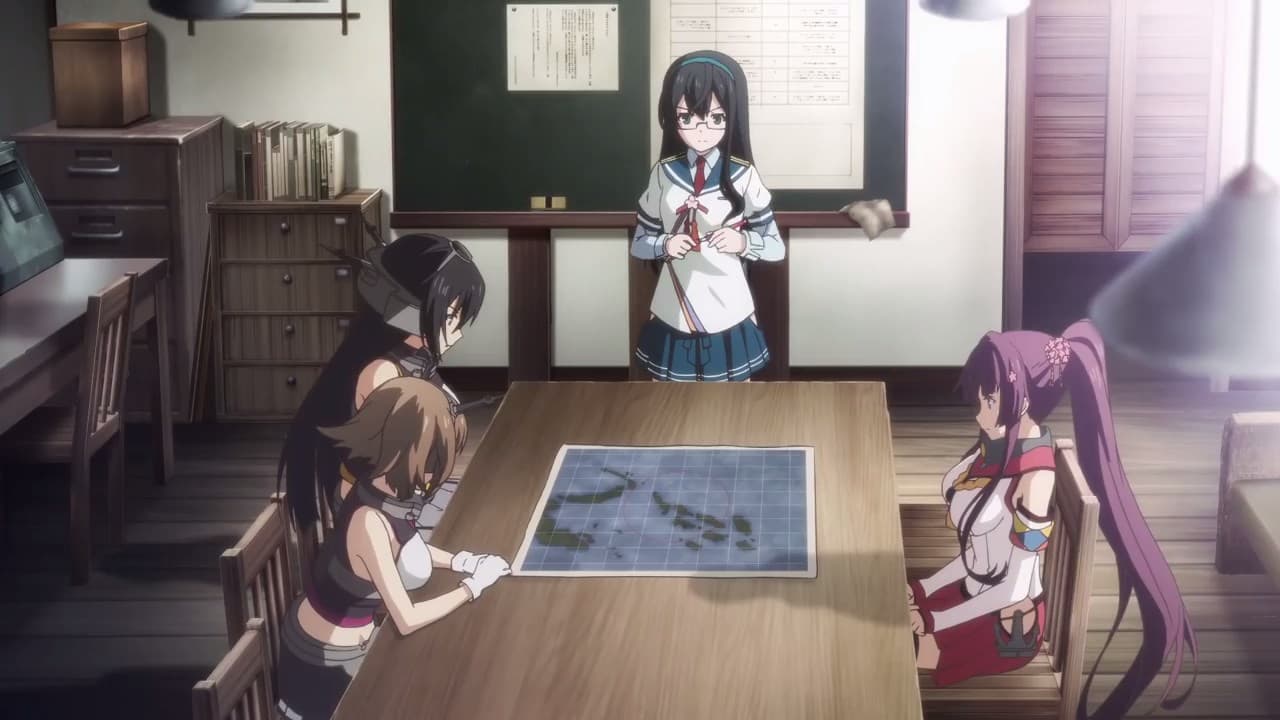 Scen från Fleet Girls Collection KanColle Movie Sequence