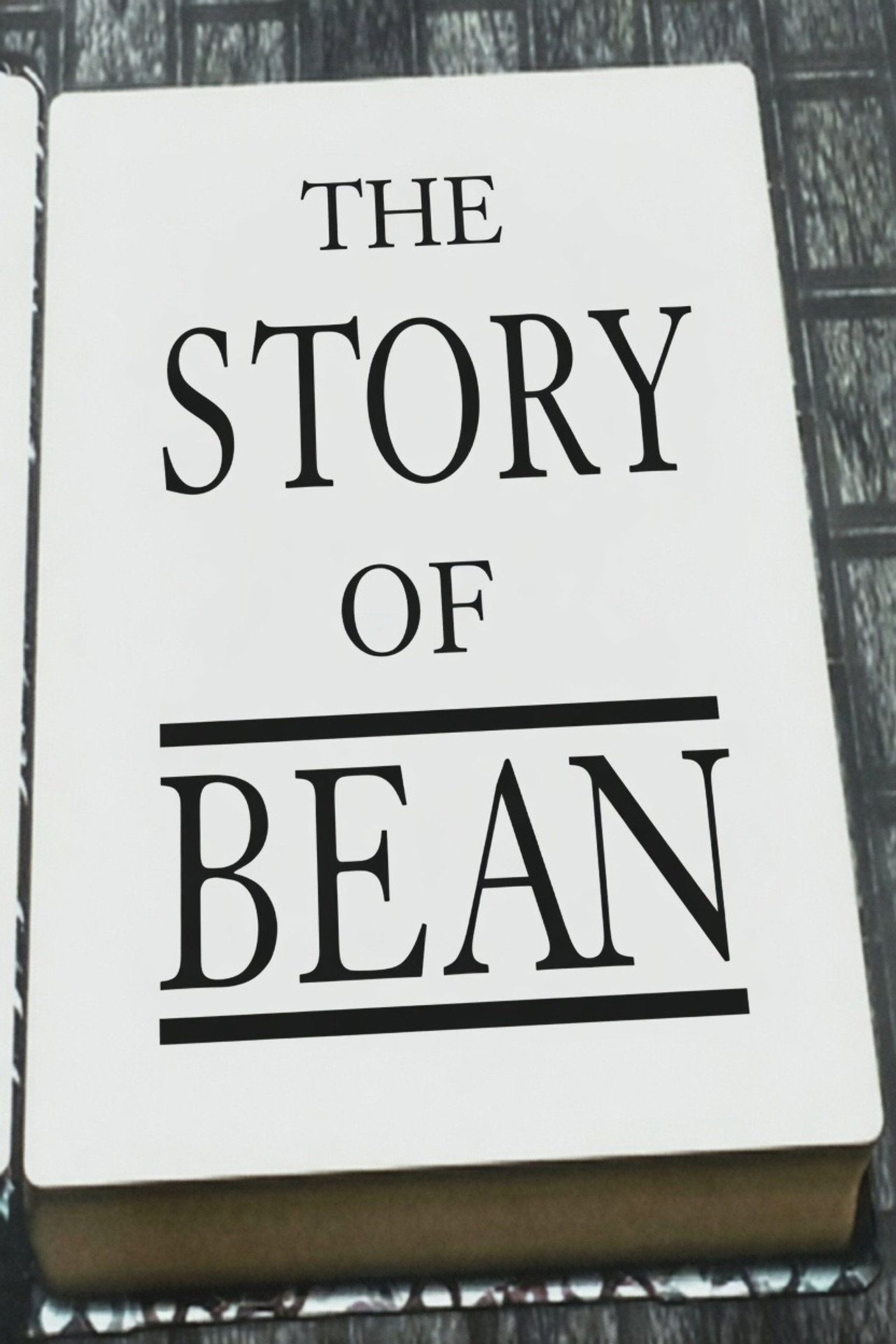 The Story of Bean Backdrop