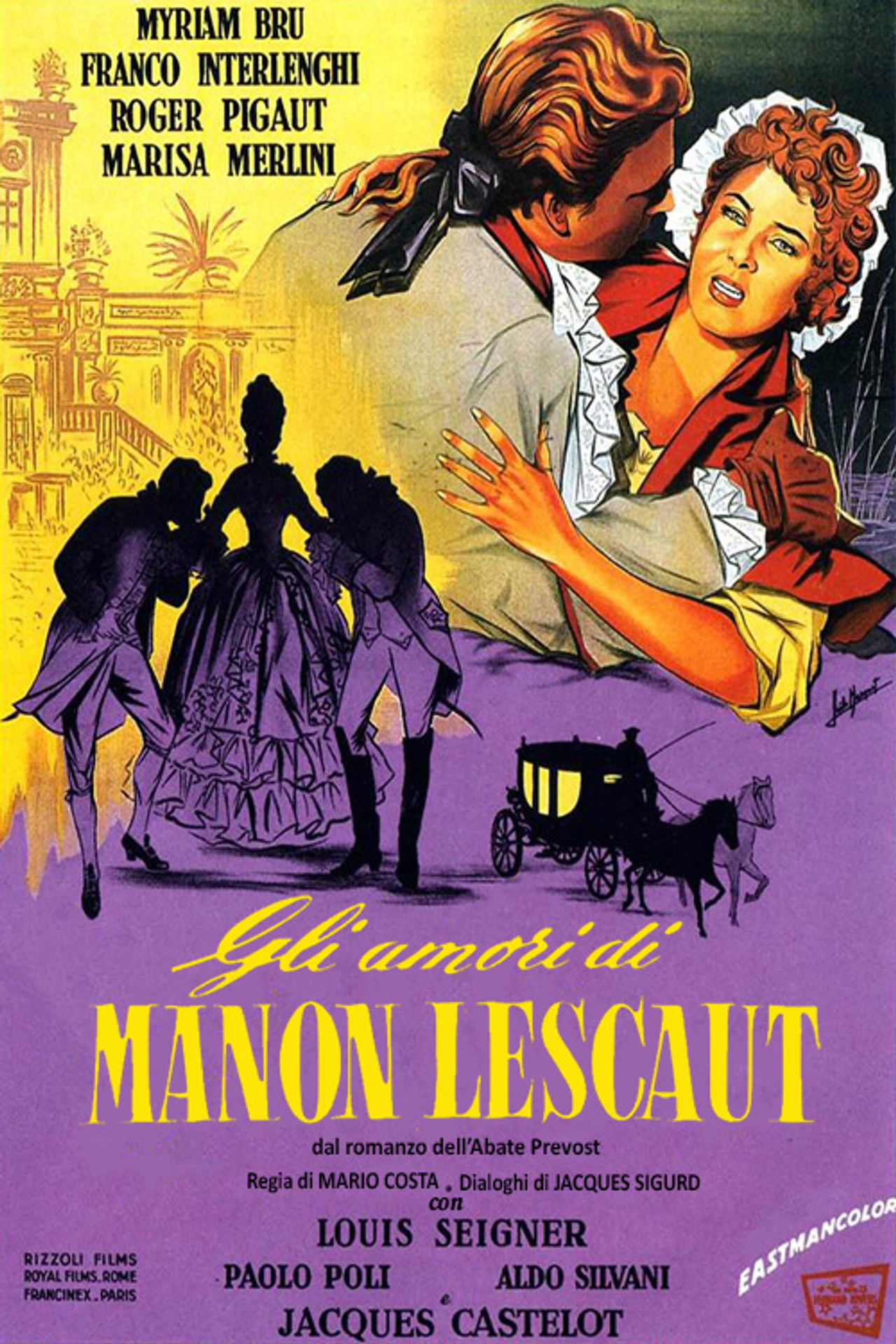 The Lovers of Manon Lescaut Backdrop
