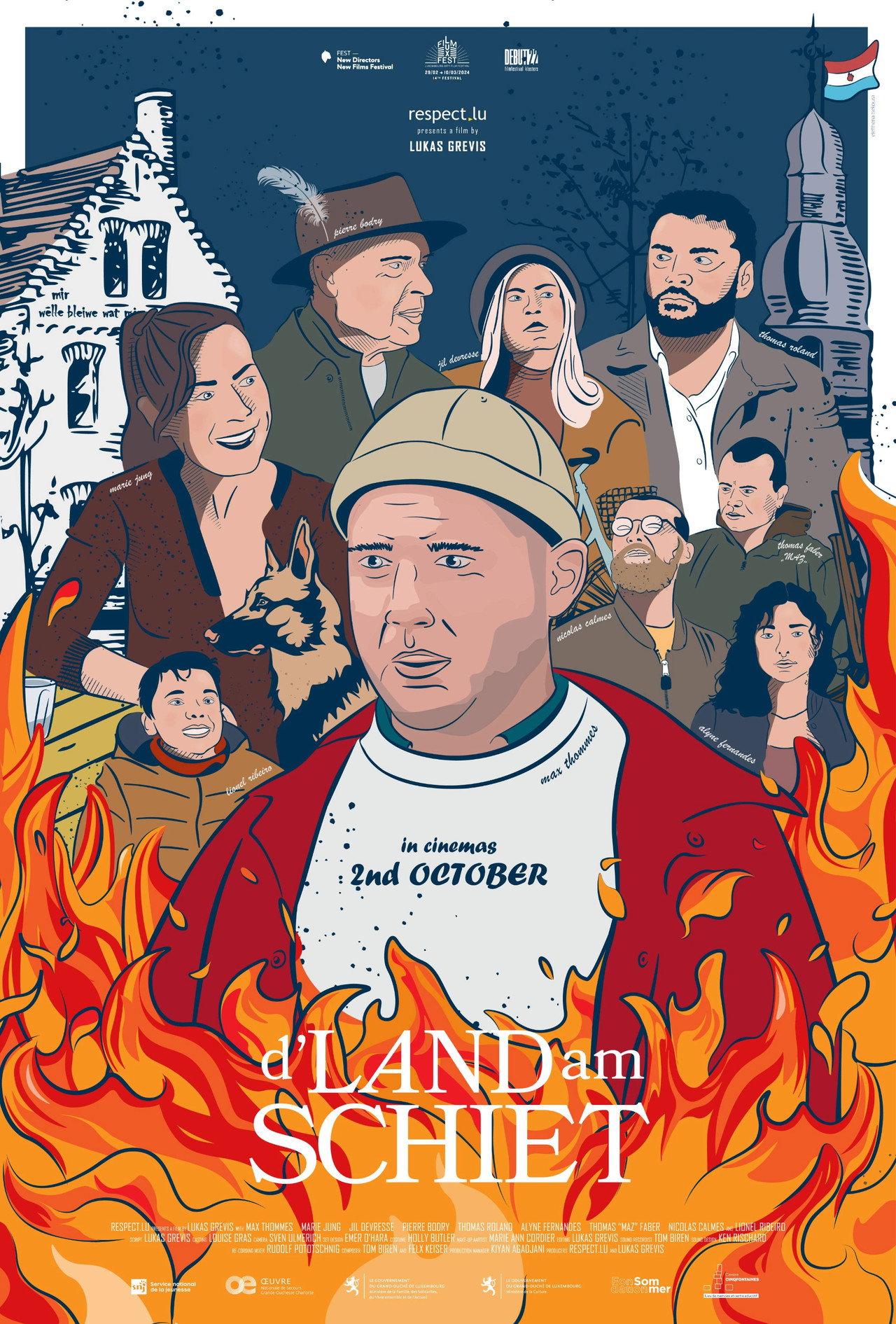 D'Land am Schiet filmaffisch