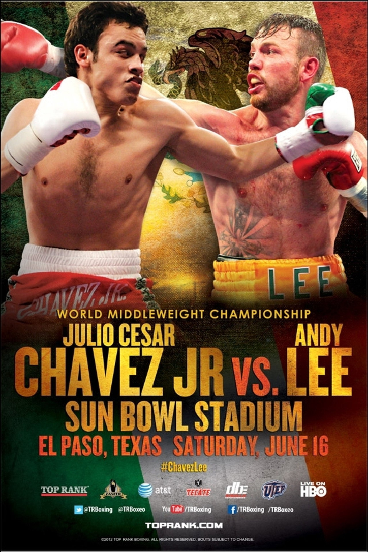 Chavez Jr. vs Lee filmaffisch