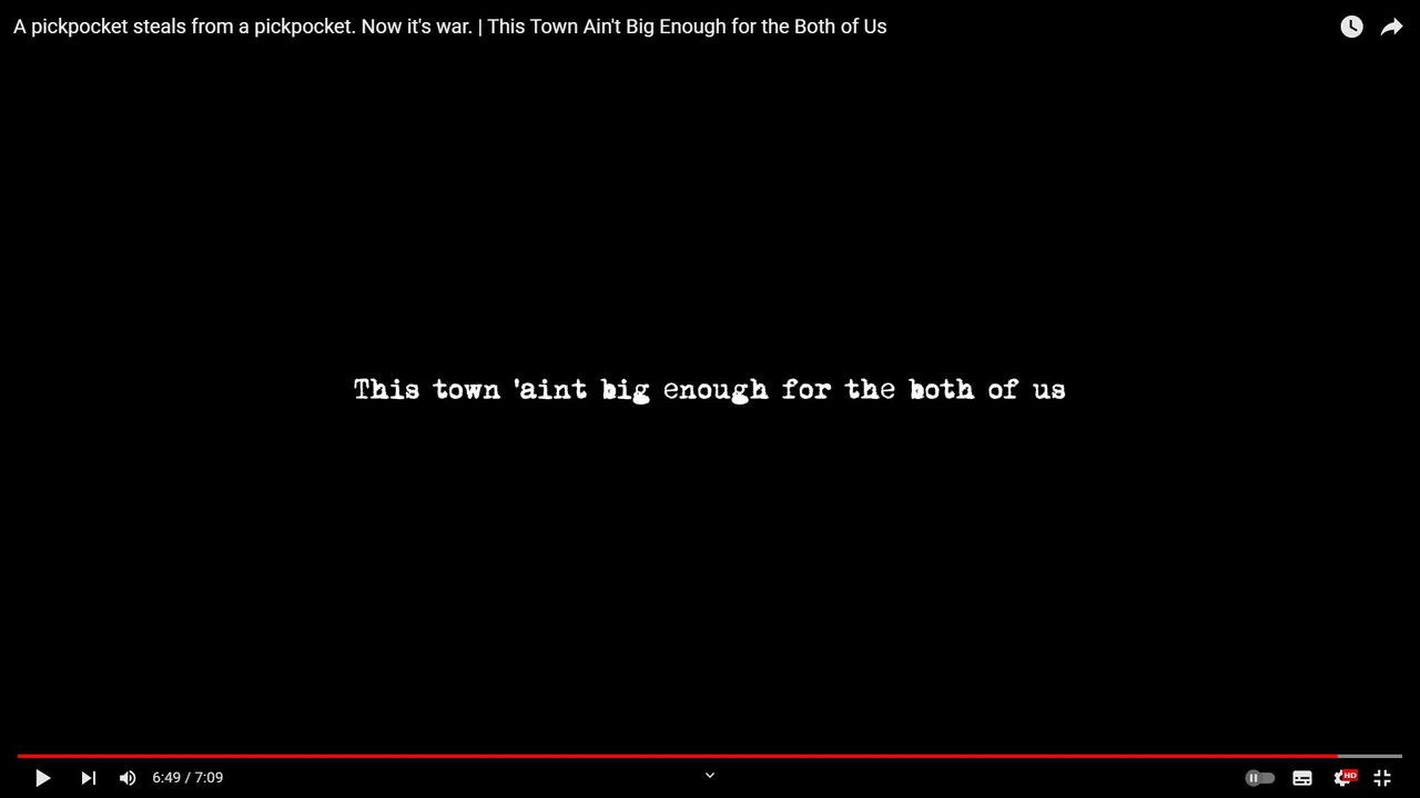 This Town Ain't Big Enough for the Both of Us backdrop