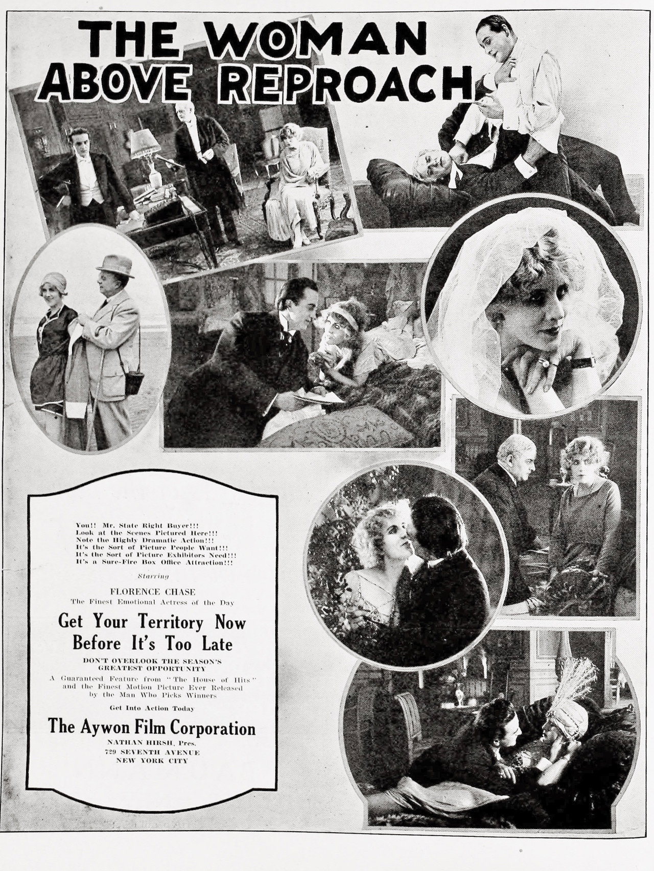 The Woman Above Reproach poster