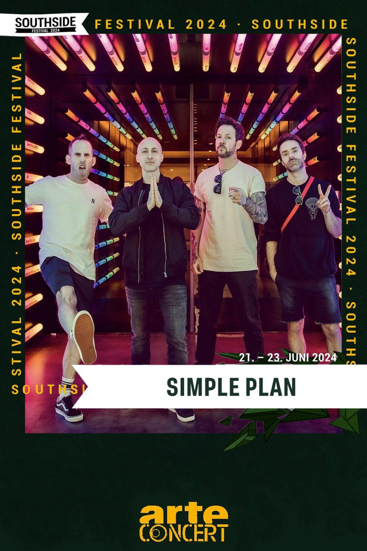 Simple Plan - Southside Festival 2024 filmaffisch